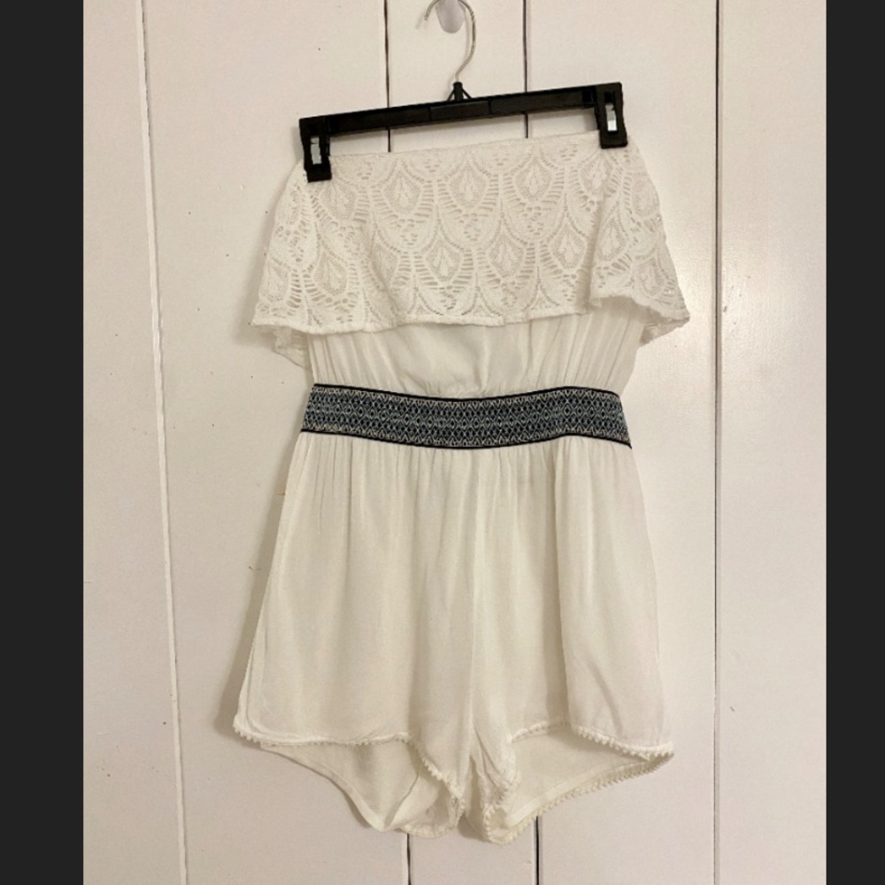 Empyre White Romper